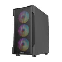FAZEON F1 650W 80+ BRONZE 4x120MM RGB FANLI mATX MESH KASA - 4